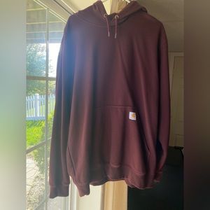 XL Carhartt Sweatshirt - Maroon Loose Fit